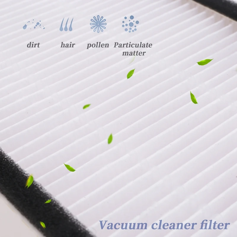 SANQ لـ Germguardian FLT5000، FLT5111، AC5000E، AC5250PT، AC5350B، CDAP5500، أسود + ديكر BXAP250 جزء مرشح مكانس الروبوت