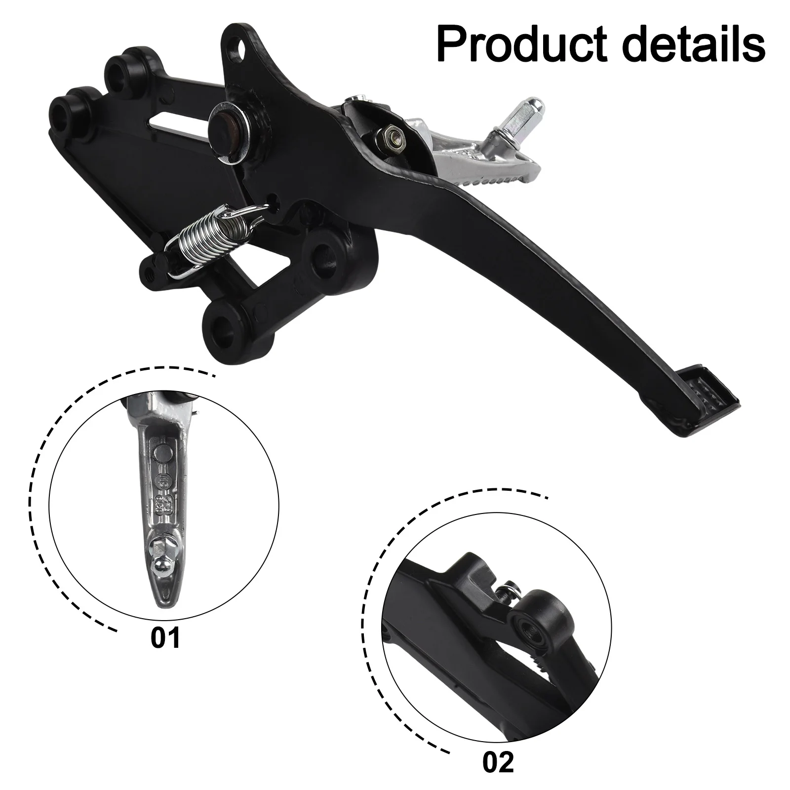 Motorcycle Brake Iron Pedal Lever Assembly Foot Peg Bracket For  EX 250R NINJA250 R 300 Vehicle Exterior Accessories