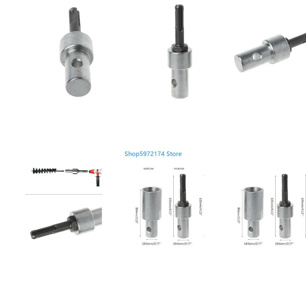 Y3NB Round Pits Slots Drill Bit Adapter For Electric Drill Convert to Earth Auger