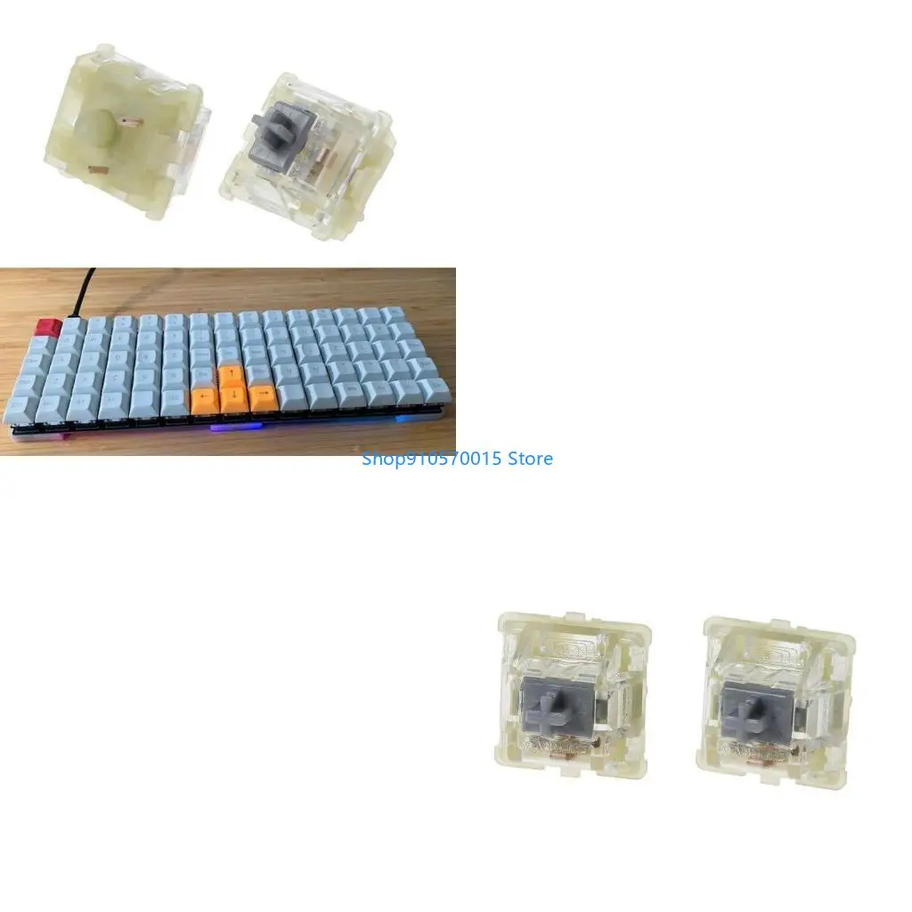 

B95C 3-pin Silent Silver Switch RGB Switch for Mechanical Keyboard Linear Switch