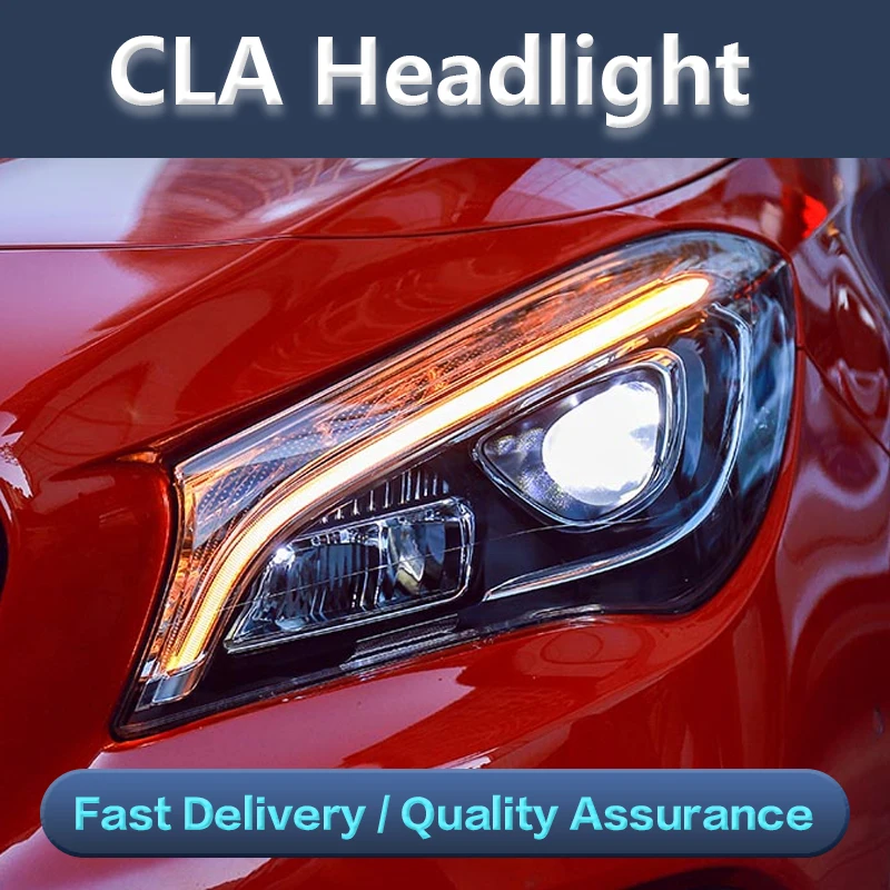 Car Styling Headlights for Benz CLA W117 CLA180 CLA220 CLA200 CLA260 LED Headlight 2014-2020 Head Lamp DRL Signal Projector Len