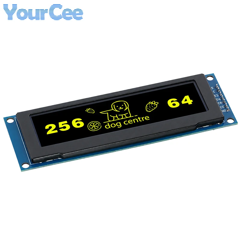 3.12 Inch OLED LCD Display Screen Module 7Pin SSD1322 Driver Serial Port Screen 256*64 256X64 White Blue Green Yellow 30Pin