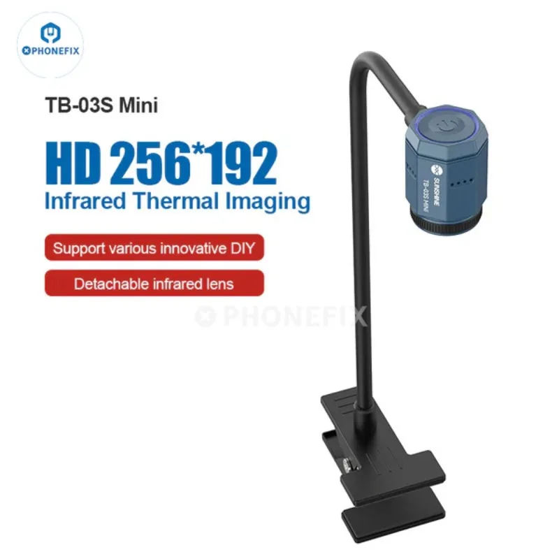 SUNSHINE TB-03S Mini / 4th ShortCam Lite الأشعة تحت الحمراء التصوير الحراري اللوحة إصلاح PCB كاشف هاتف الكمبيوتر كاميرا التصوير الحراري