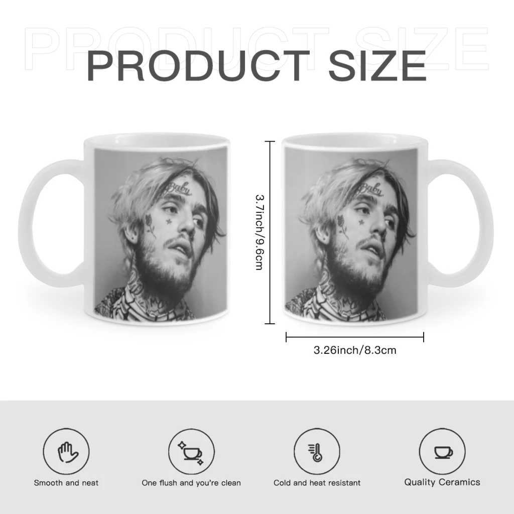 L-Lil P-Peep Hot Singer Free shipping Ceramic Cup Coffee Oatmeal Breakfast Cup Creative Personality Mug