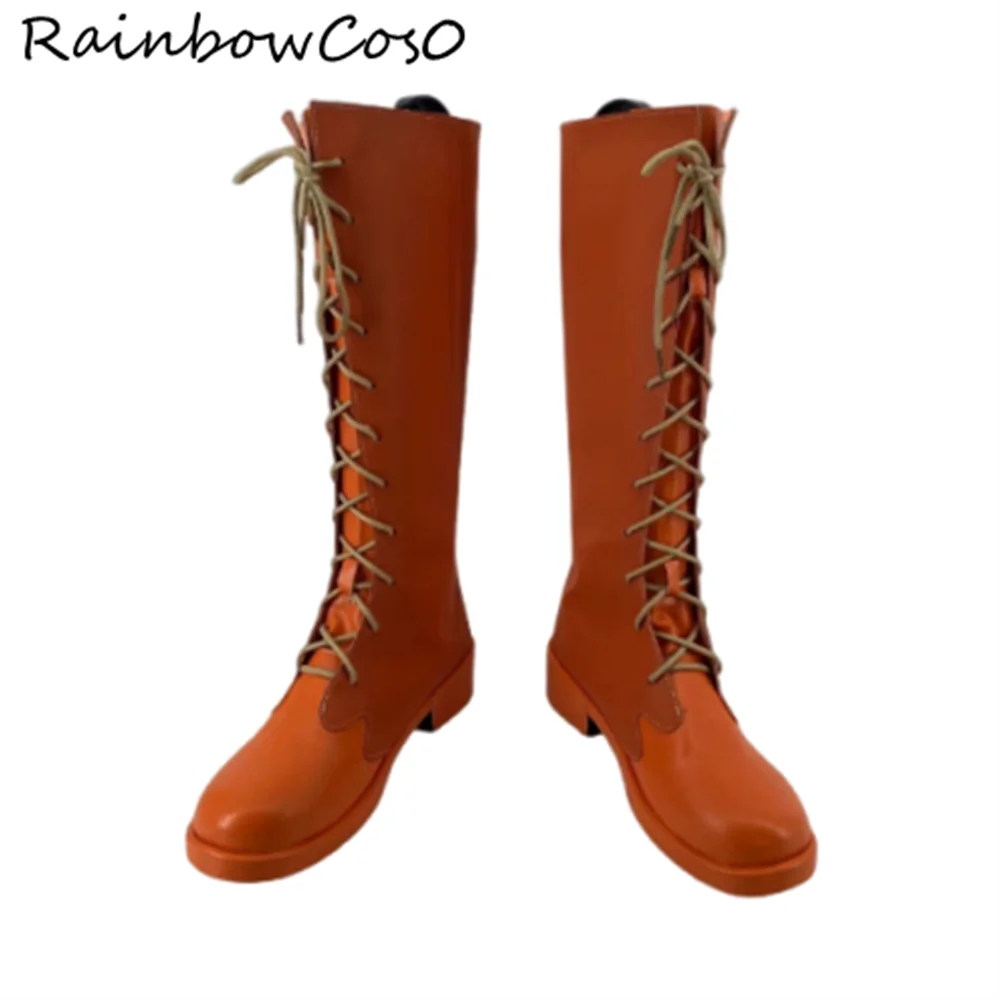 煉獄杏寿郎 コスプレ靴 ブーツ ゲーム アニメ ハロウィン RainbowCos0 W4515