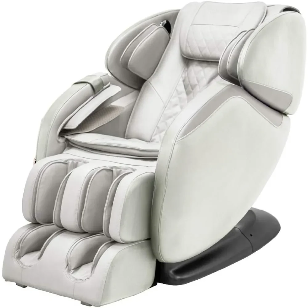 2 Stages Zero Gravity 18 Air Bag Full-Body Massage Chair Lumbar Heating Foot & Calf 5 Auto Massage Programs Bluetooth Speaker