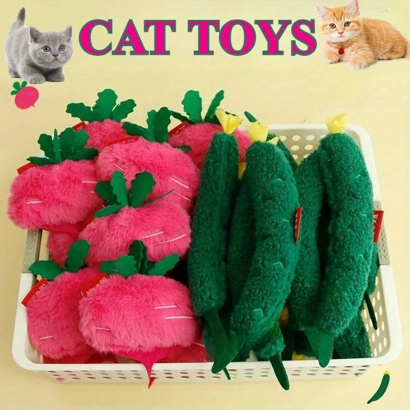 Plush Toy Radish and Cucumber Simulated Vegetable Plush Toys Cute Plush Toys Suitable for Home Decoration Plush Plants
