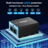 純粋な正弦波インバーター,連続電力,2000w,4000w,dc 12vからac 230v,50hz,euプラグ,車の電圧計コンバーター,液晶 2