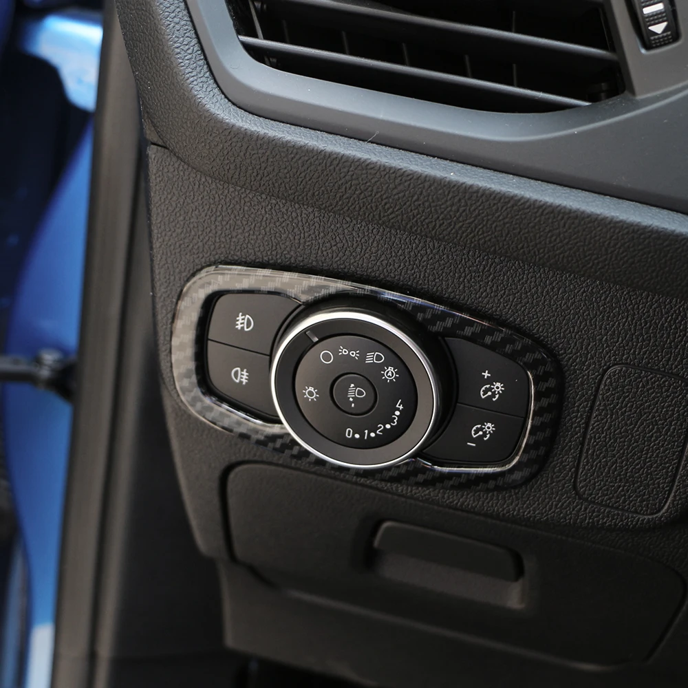 Przycisk włącznika świateł samochodowych do Ford Focus 4 MK4 2019 - 2023 Naklejka na reflektor ABS Akcesoria wykończeniowe