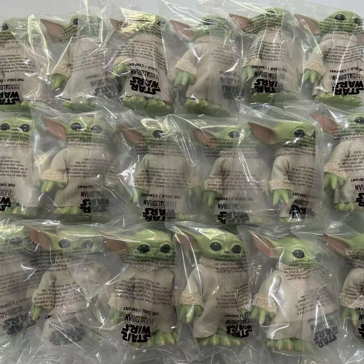 30CM 20cm 17CM Yoda Baby Action Figure Star Wars Kawaii Yoda Plush Doll Real clothes Model Toys Cute Doll Room Ornament Gift view 3