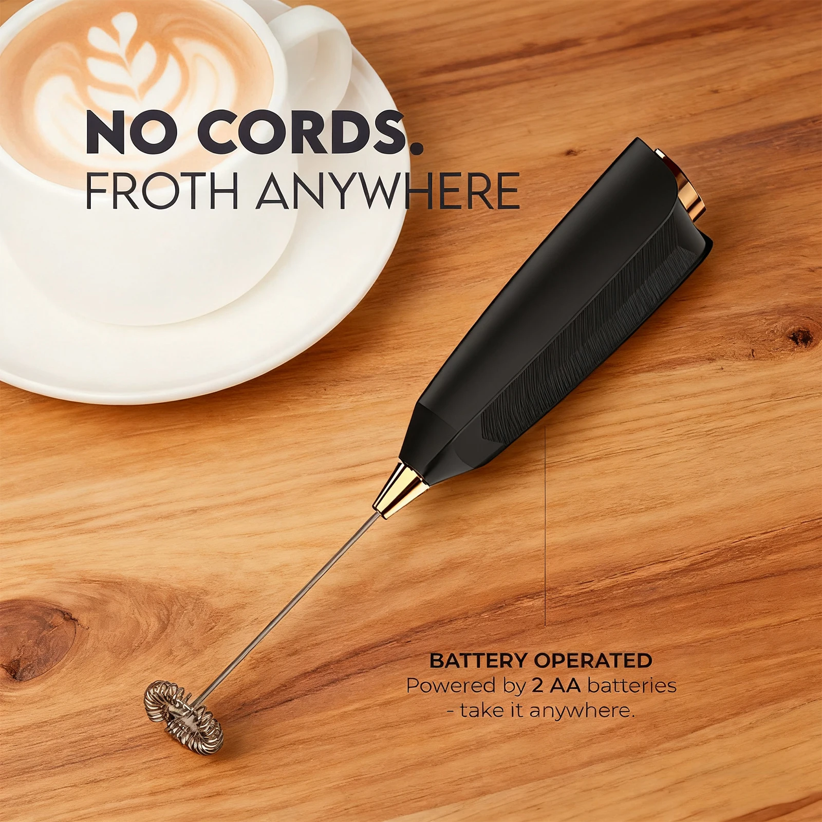 휴대용 전기 우유 거품기 커피 카푸치노 프라페 말차 핫초콜릿에 적합