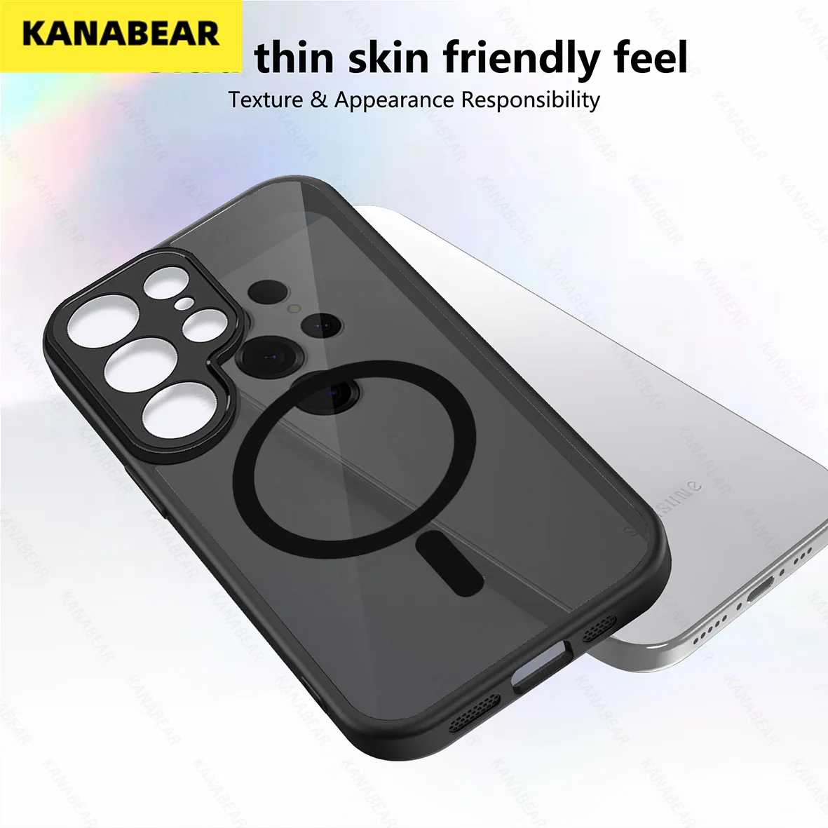 

Anti-Fingerprint Matte Black Case for Samsung S25 Ultra MagSafe Compatible New Premium Shockproof Protective Cover