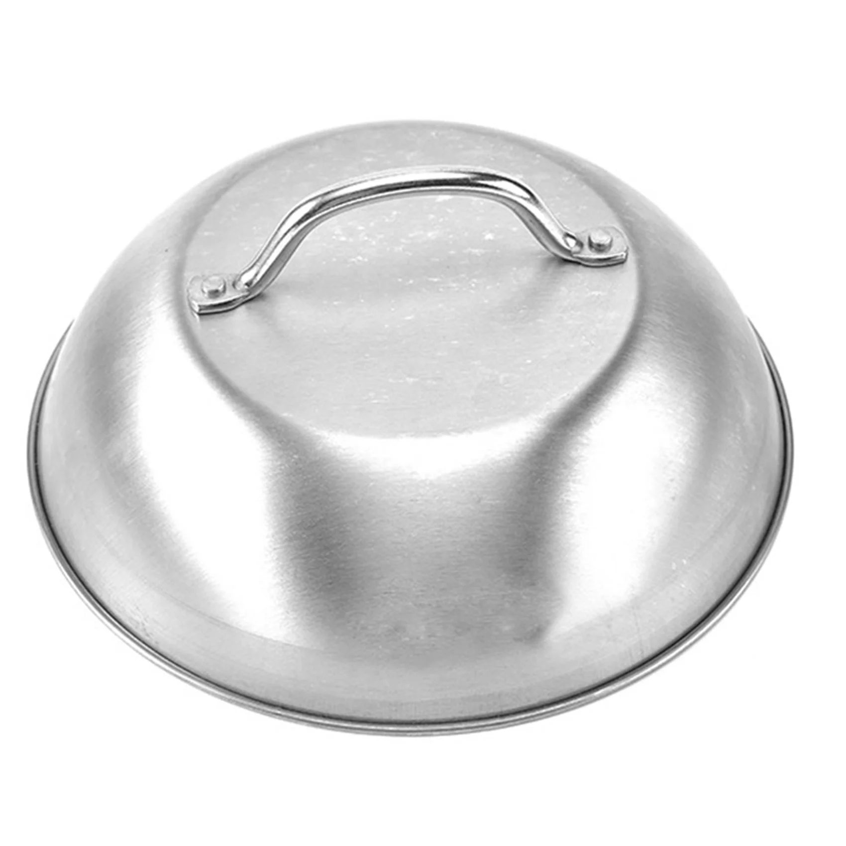 AB11-3X Stainless Steel Steak Cover Thicken Western Restaurant Western Food Cover Hand Handle Steak Cover Hemispherical Cover