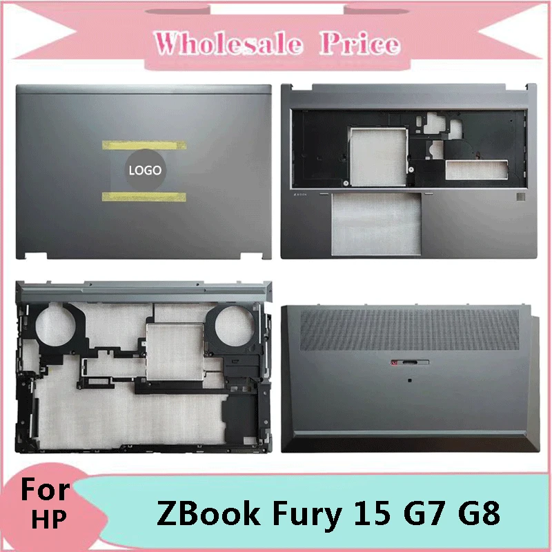 

New For HP ZBook Fury 15 G7 G8 Laptop LCD Back Cover Front Bezel Upper Palmrest Bottom Base Case Keyboard Hinges