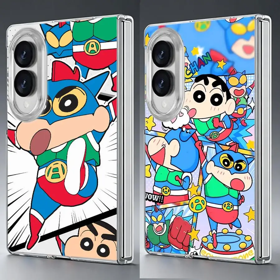 Phone Cover Case for Samsung Galaxy Z Fold8 Wide ZFold8 Ultra Z Fold 8 Crayons Anime Shin-chans