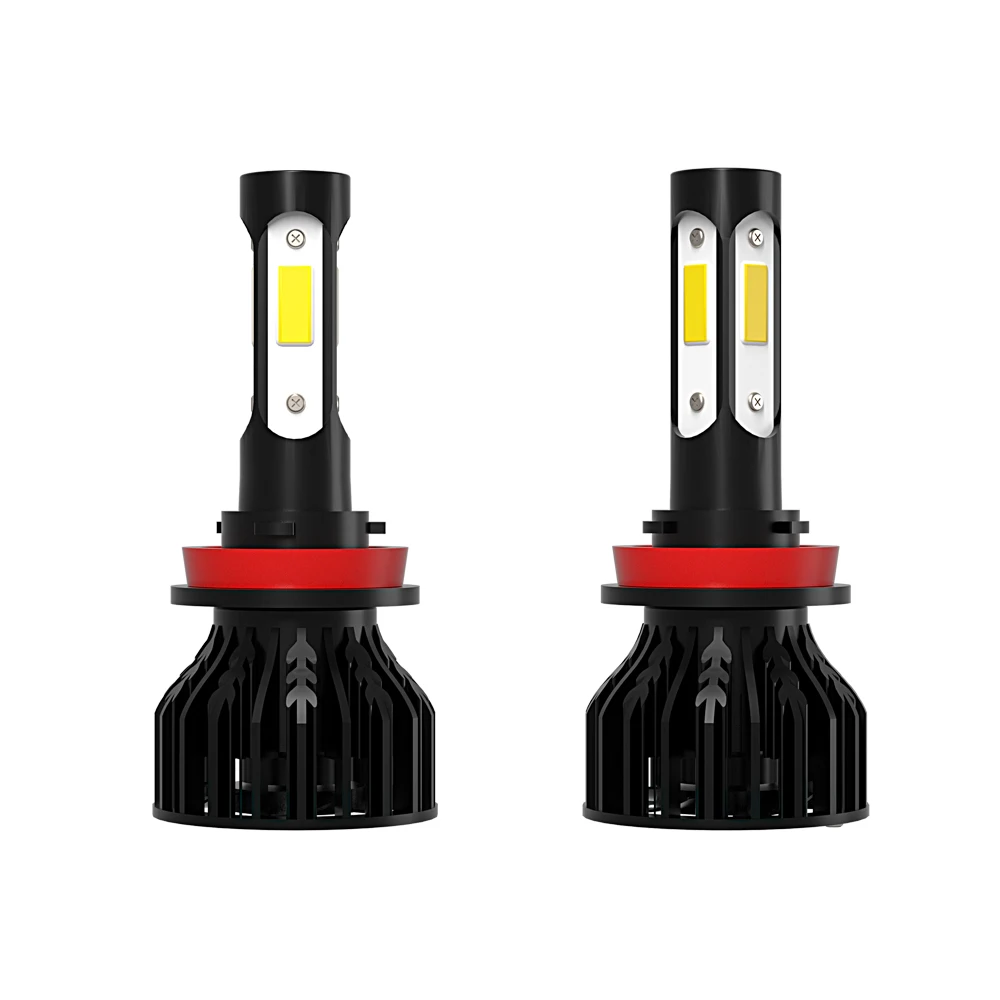 

2pcs 360 Degree H11 Canbus LED Lights 6000K White High Low Beam Car Headlight Bulbs 100W 20000LM Turbo Auto Headlamps DC12V-24V