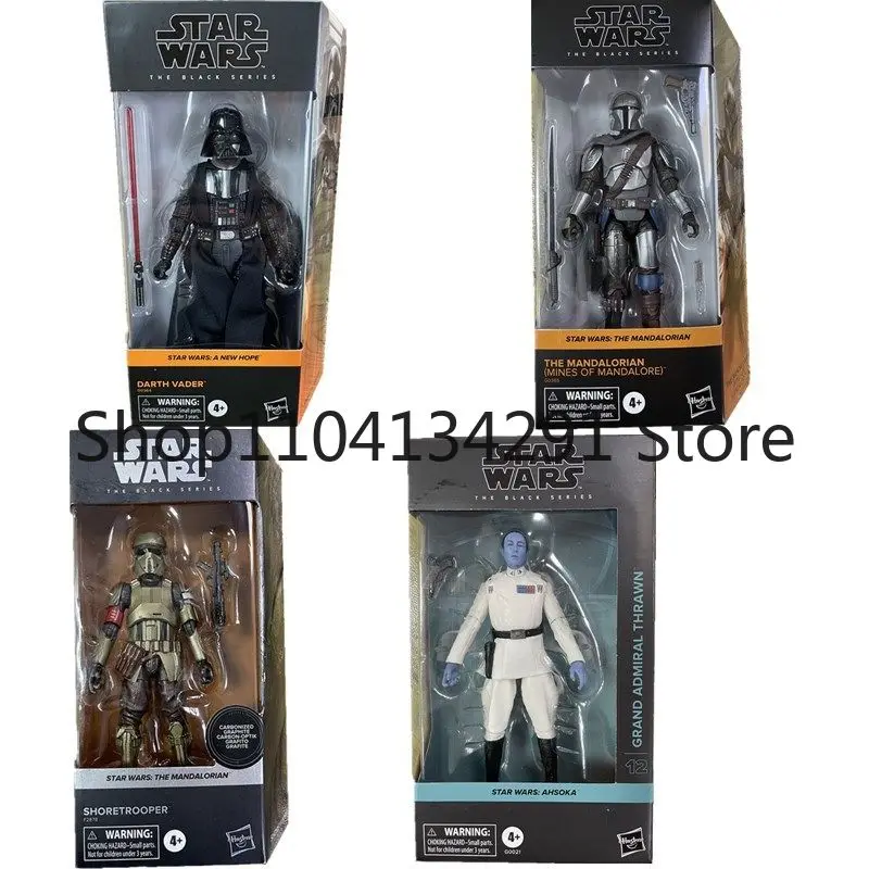 

Оригинальная 6-дюймовая фигурка Hasbro Star Wars Black Series: Дарт Вейдер (Новая надежда) G0364, модель игрушки, подарок на день рождения