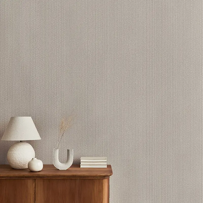 Warm Grey Pure Pigment Color Wallpaper Modern Minimalist Nordic Bedroom Living Room Sofa Tv Background Wall Paper