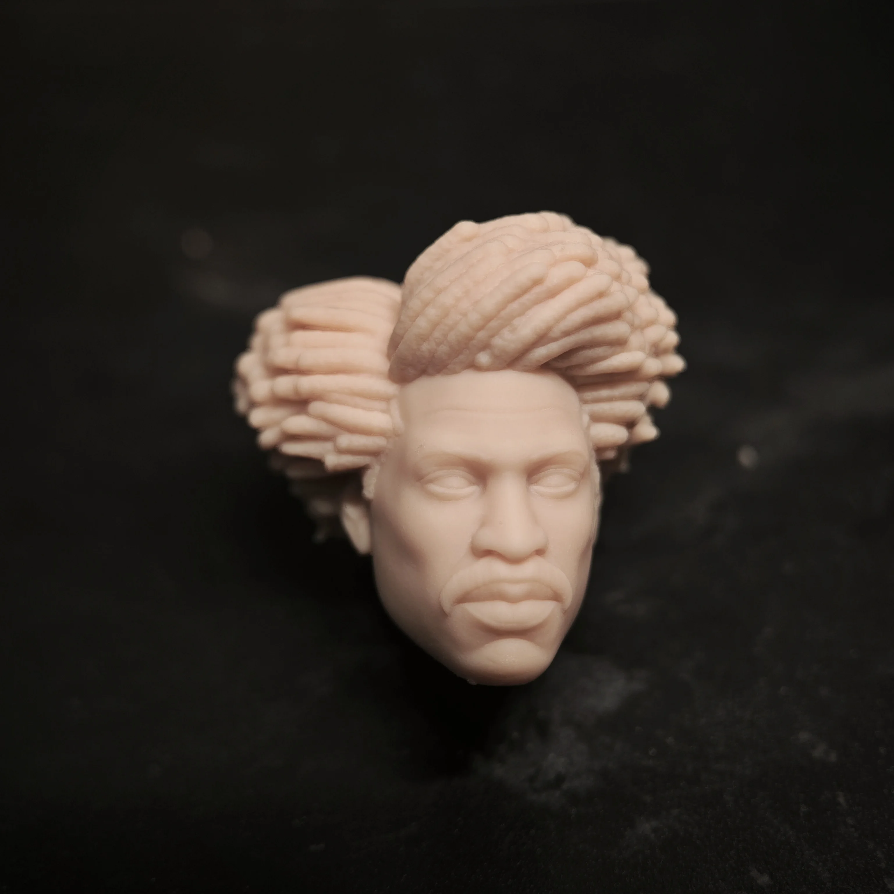 HL1687 DIY Customized 1/18 1/12 1/10 Scale Unpainted Head Sculpt for 3.75