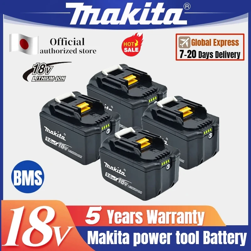 bl1890 Original makita 18v Li-Ion Battery 3Ah/5Ah/6Ah For Makita LXT BL1830 BL1815 BL1860 BL1840 BL1850 TW251D TD251DZ