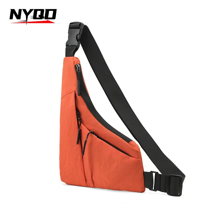 Bolsa crossbody para motocicleta, bolsa oculta anti-roubo, bolsa de bolso pessoal invisível, mochilas de ombro masculinas e femininas