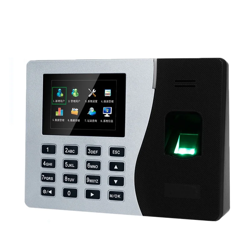 K14 USB TCP/IP RFID Card riconoscimento biometrico dell'impronta digitale tempo della macchina di presenza del tempo Clcok Time Recorder sistema Linux per PC