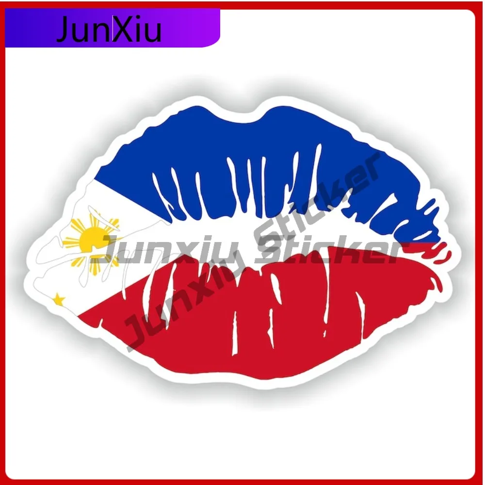 

Philippines Lips Flag Artistic Auto Exterior Accent Works Well On Smooth Auto Exterior Areas