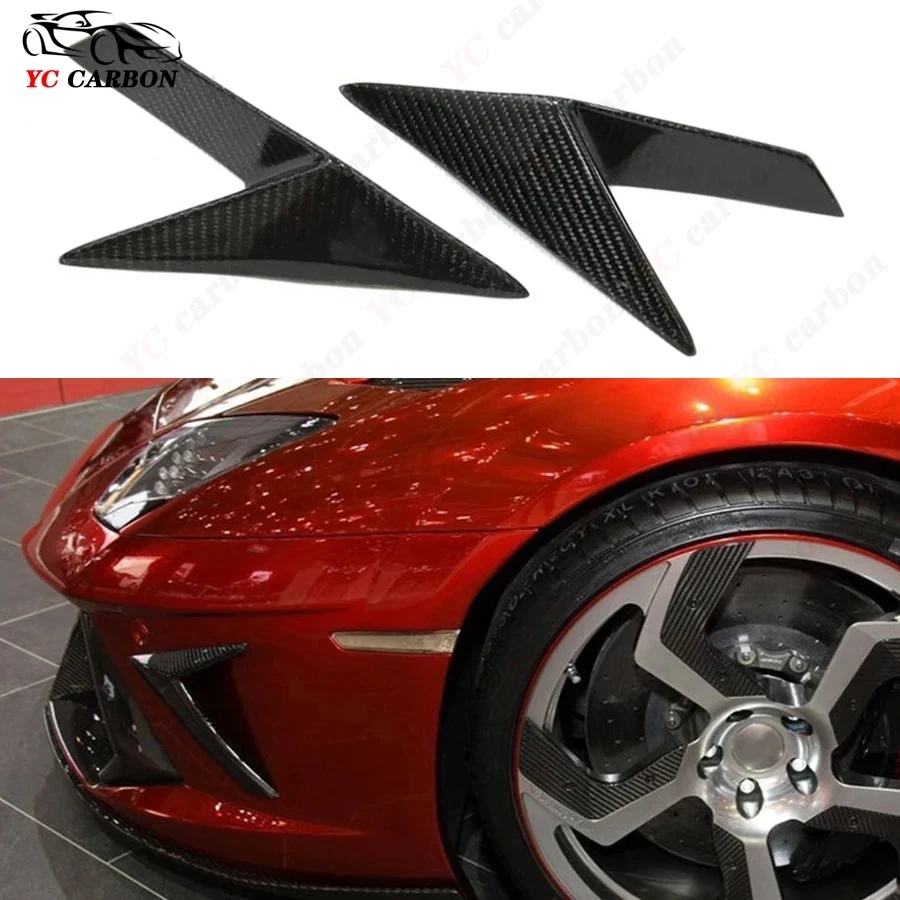 

For Lamborghini Aventador LP700 LP750 Carbon Fiber Front Bumper Air Vent Cover Tuyere Wind knife Car Decor Body Kit