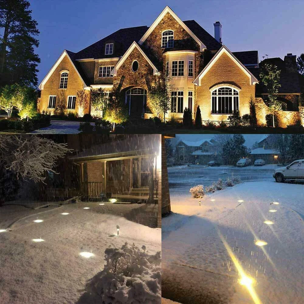 Imagem -05 - Baixa Tensão Led Landscape Lights Outdoor Well Lights Branco Quente Impermeável Chão para Pathway Jardim 12v 24v 5w 3000k