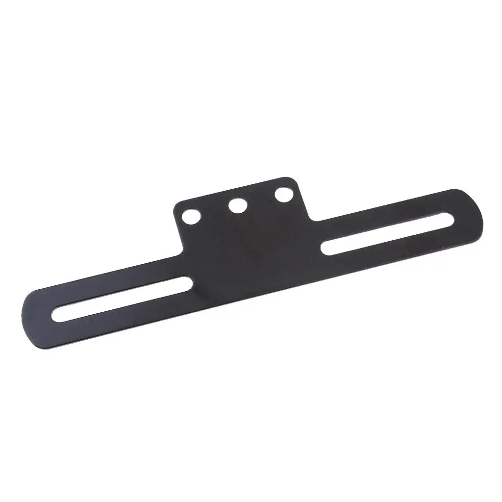 High Strength License Plate Bracket Iron Motorcycle License Plate Frame Tail Light Mount Custom License Plate for Auto