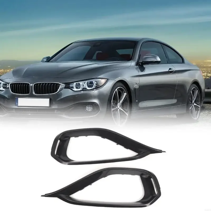 

1 Pair Auto Part for F32 F33 F36 2014-2020 Fog Light Trim Cover 51117294839 51117294840 Fog Light Frame Bumper Trim D7YA
