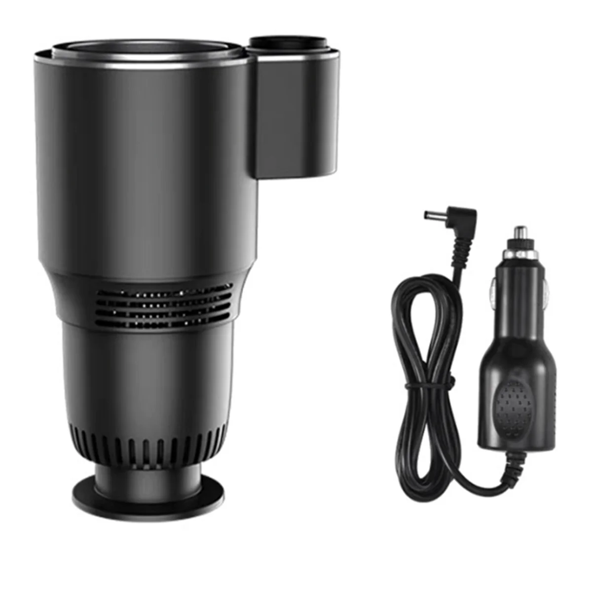 Car 12V Heating Cooling Cup Intelligent Beverage Holder Cooling Heating Cup Smart 2-In-1 Cup with Temperature