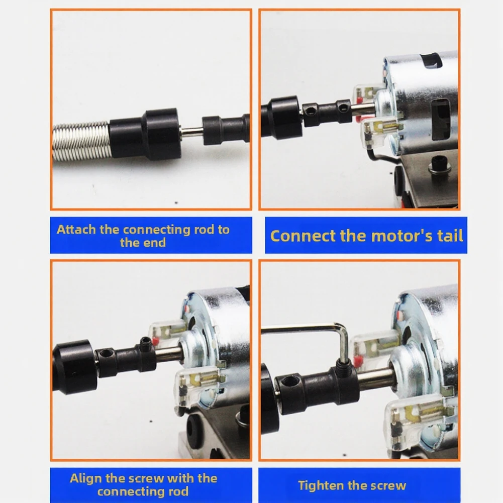 For Flexible Shaft Grinder Handle Compatible with Engraving Bits and Grinding Heads Up to 8mm Maximum Cutting Diameter