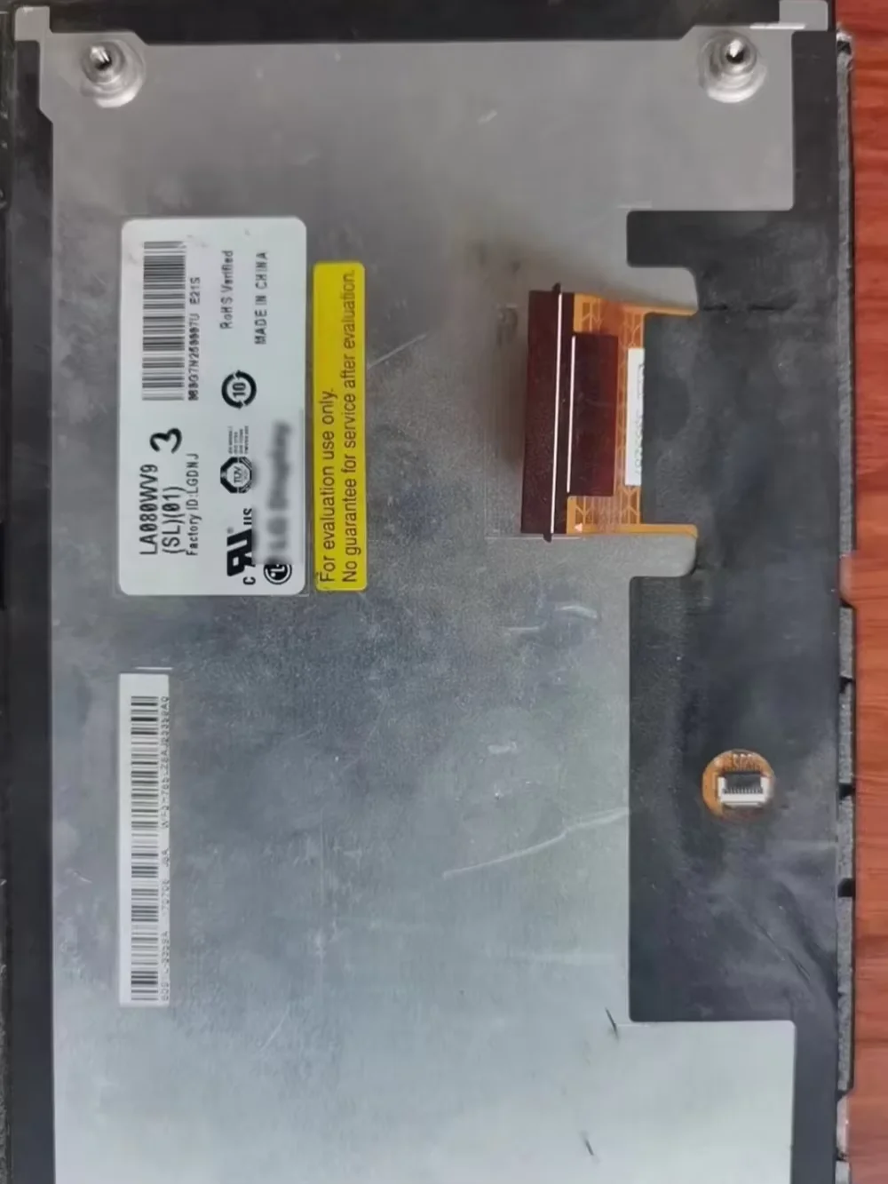 Layar tampilan lcd LA080WV9-SL01 LA080WV9(SL)(01) asli