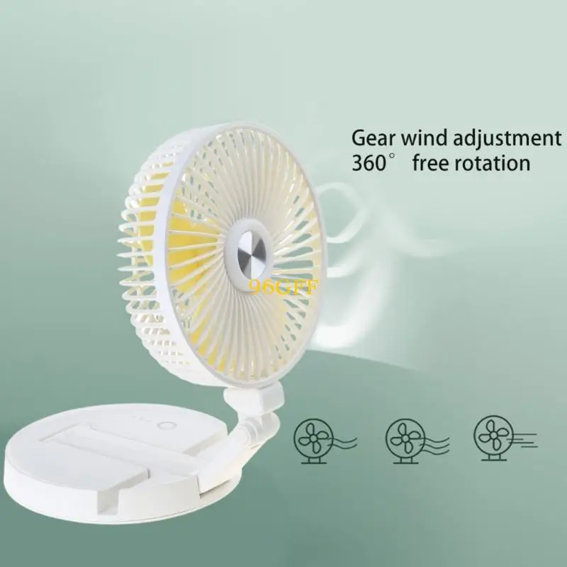 

96GF Маленький настольный охлаждающий вентилятор Регулируемый портативный вентилятор с низким уровнем шума мини -вентиляционный
