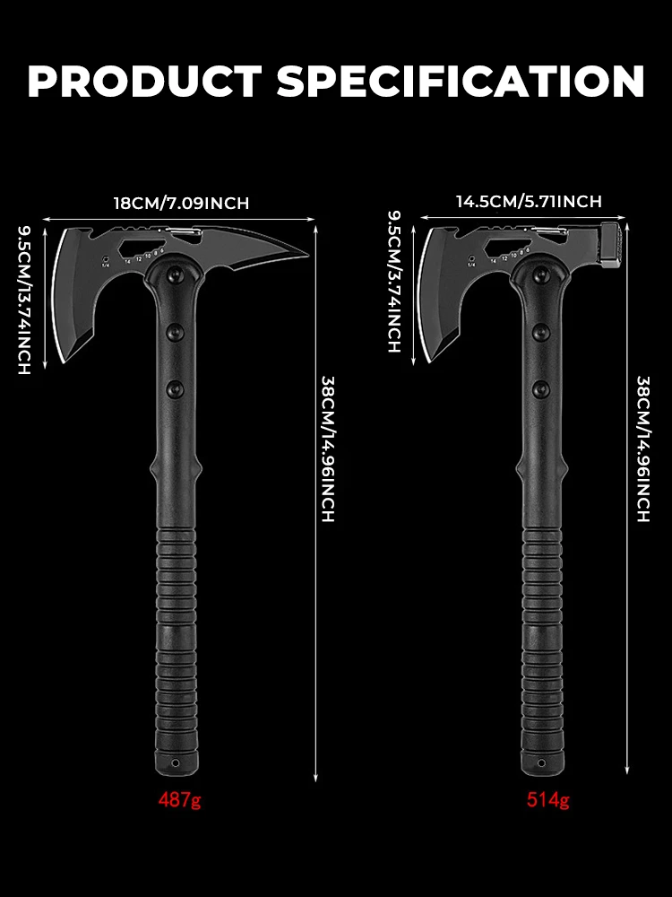 Outdoor Axe Camping Logging Cutting Axes Wild Survival Tourist Portable Tactical Multifunctional survival hatchet Tools