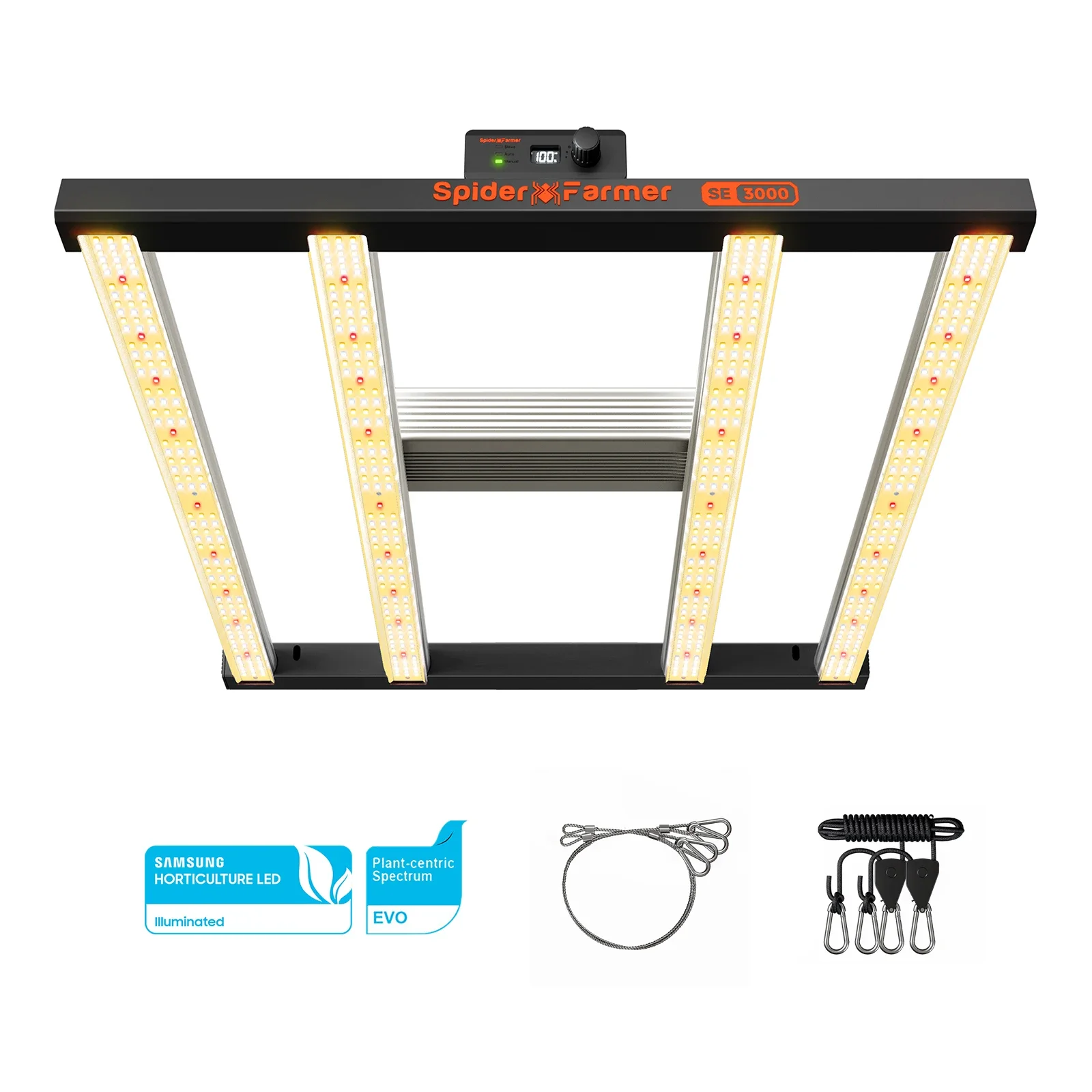 Il trasporto Libero 300 w 301h EVO led coltiva la luce spettro completo verticale fattoria indoor coltiva Spider Farmer SE3000 led coltiva la luce