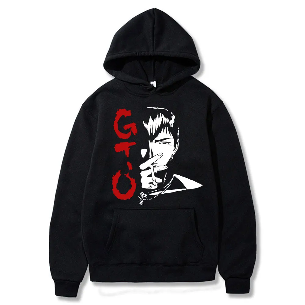 Hot Sale Men Hoodie Funny Anime Great Teacher Onizuka Hoodie Men Harajuku Sweatshirt Autumn GTO Manga Cosplay costume Hip Hop