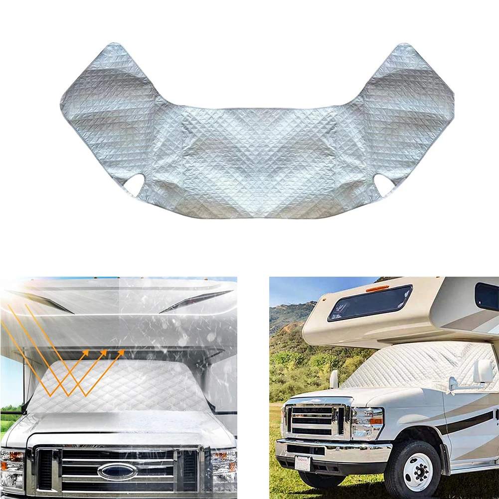RV Front Window Sunshad Thermal Screen Cover For Fiat Ducato For Boxer 2006 Thermal Windscreen Screen Cover Wrap  ﻿