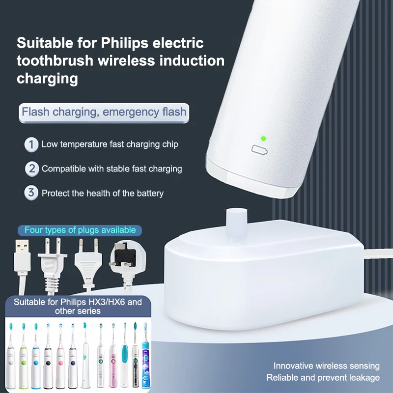 1 Unit Charger Base for Philips Sonicare HX3000 HX6000 HX9000 Electric Toothbrush.