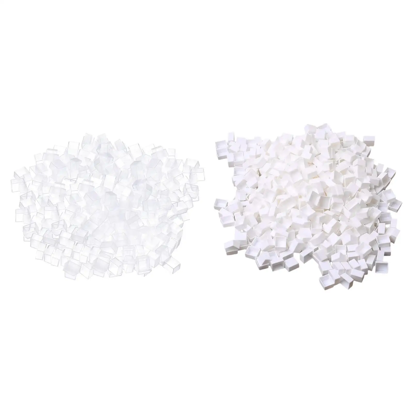 100x نصف مقالي ألوان مائية فارغة، نصف مقالي قابلة لإعادة الاستخدام وقابلة للحمل وخفيفة الوزن