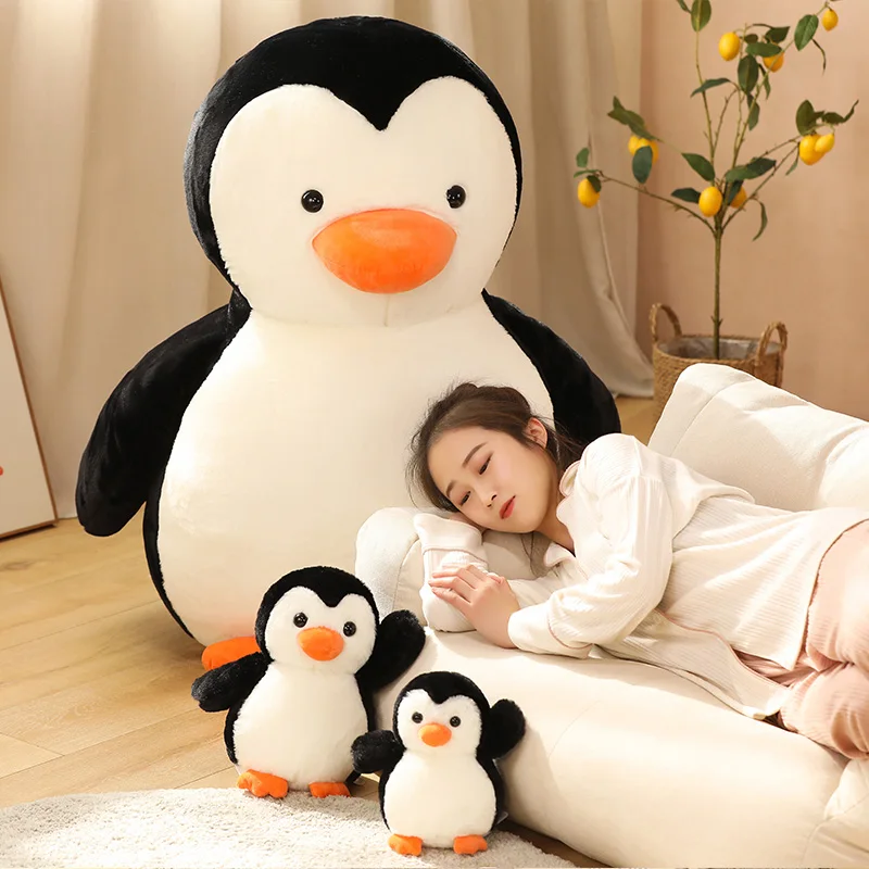 New Soft Fat Penguin Plush Toys Stuffed Cartoon Animal Doll Fashion Toy for Boys Lovely Girls Christmas Birthday Gift