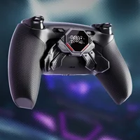 eXtremeRate SPARK Kit de paletas traseras para controlador ps5 BDM-030 040 050 modelos, juego de 4 botones traseros intercambiables - Negro de goma