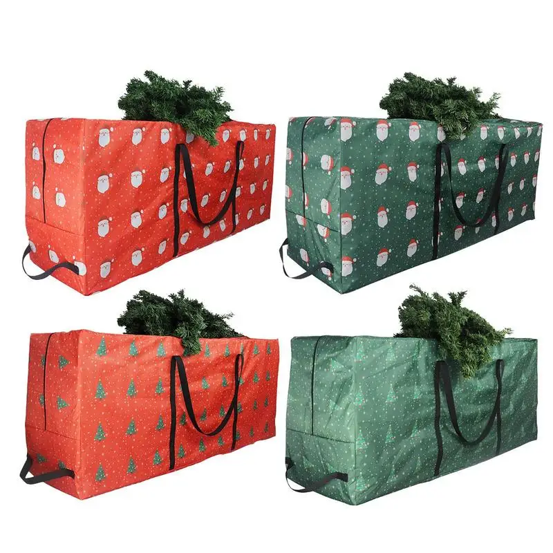 Tree Storage Bags Large Capacity Christmas Tree Storage Bag Outdoor Furniture Storage Holder Space-Saving Water Protective