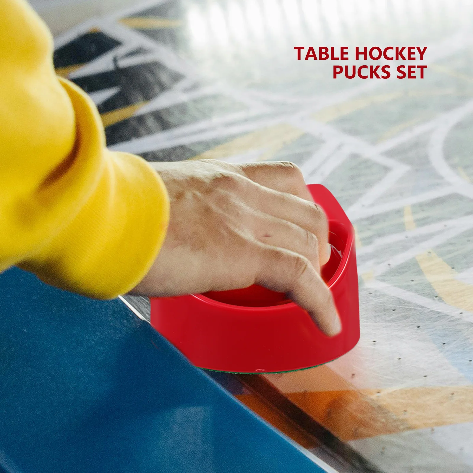 

1Set Ice Hockey Pushers Plastic Replacement Pucks Compatible with Mini Table Hockey Game Room Accessories Shipping Supplies