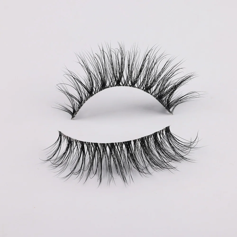 Hurtownia przezroczystych rzęs na taśmie, rzęsy 3D z norek, sztuczne rzęsy, rzęsy anime z przezroczystym paskiem, rzęsy manga, makijaż