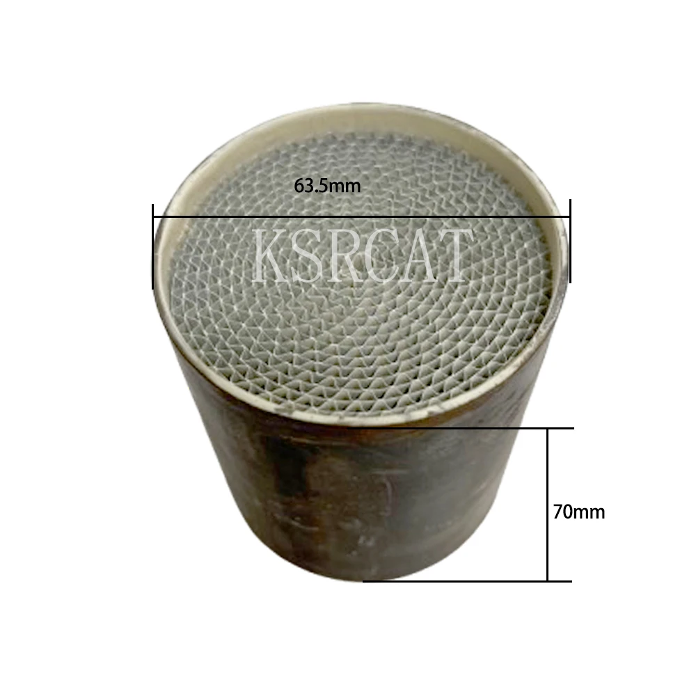 

Фильтр катализатора 63,5*70 мм, универсальный катализатор для мотоцикла для катализаторов Yamaha MT-09 Euro 6,