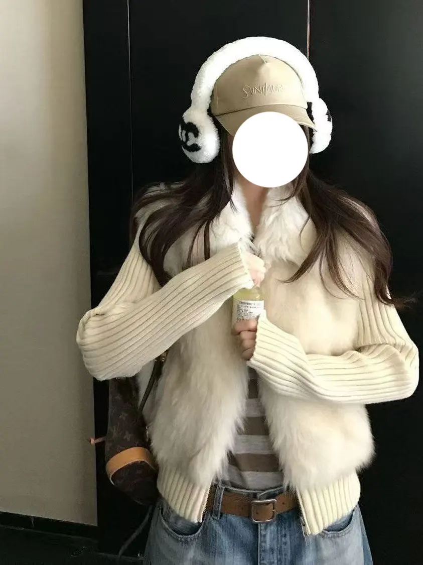 

Dopne Осенне-зимняя теплая модная верхняя одежда из искусственного меха с волнообразным узором для молодых женщин, для повседневной носки