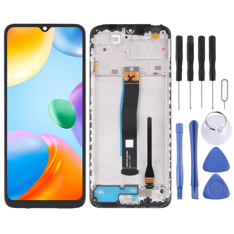 

Original LCD Screen for Xiaomi Redmi 10C/Redmi 10 India/Poco C40 and Digitizer Full Assembly with Frame