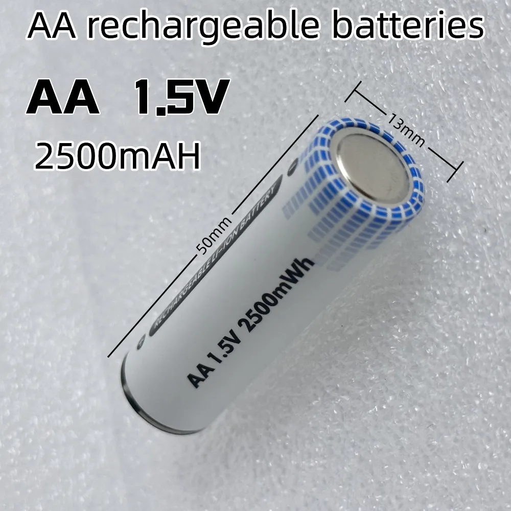 Akumulator AA AAA, 1,5 V, 2500 mAh, z kablem ładującym micro USB